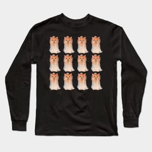 Yorkshire terrier dog cute pattern Long Sleeve T-Shirt